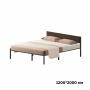 Комплект кровать Лофт 120х200 черный vel RS-32 120