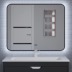 Зеркало для ванной с холодной подсветкой Uperwood Modul 65х80 см, прямоугольное, черное, сенсор/антизапотевание