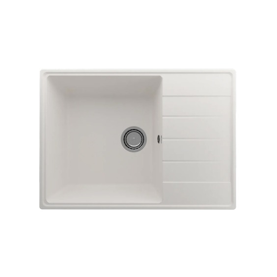 Мойка для кухни кварцевая Ulgran Quartz Prima 700-01, жасмин #1