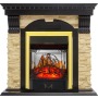 Каминокомплект Dublin - Венге / Сланец с очагом Majestic FX M Brass