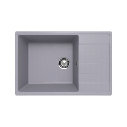 Мойка для кухни кварцевая Ulgran Quartz Prima 760-05, бетон