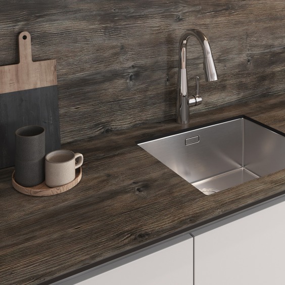 Кухонная столешница Компакт-плита HPL Sagora Сосна Орегон 0486/Mw, 3050 x 1320 x 12 мм #2 Кухонная столешница Компакт-плита HPL Sagora Сосна Орегон 0486/Mw, 3050 x 1320 x 12 мм #2