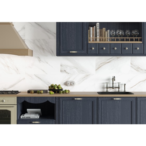New Trend Calacatta Andrea D60210M Керамогранит матовый карвинг 600*600 (4 шт в уп/43,2  м в пал) #3