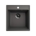 Кухонная мойка Ulgran Quartz Forte 460 квадратная-09 Асфальт