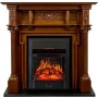 Каминокомплект Oxford - Орех с очагом Majestic FX Black