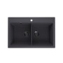 Мойка для кухни кварцевая Ulgran Quartz Ruma 780-08, космос