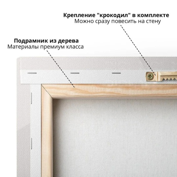 Картина на стену большая на холсте интерьерная "Абстракция 4", размер 80х115 см #5