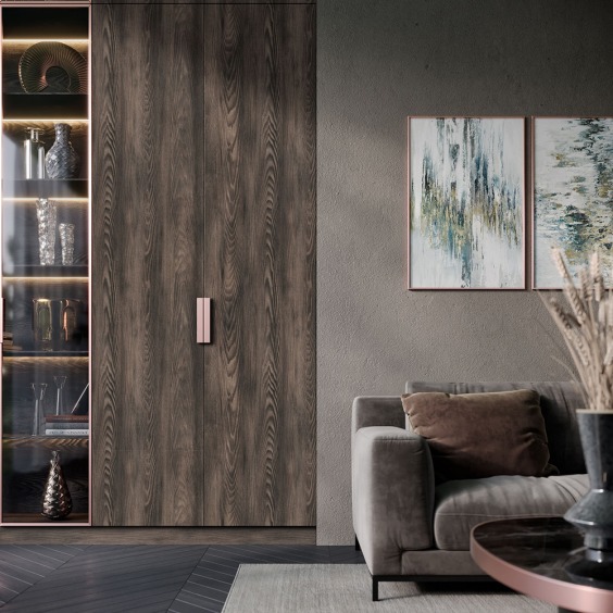 Полоса ЛДСП Ultradecor (Kronospan) Каштан Арвадонна норка K533 AD/PE (тиснение с одной стороны), 2800 x 680 x 16 мм #2