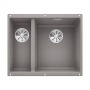 Blanco Subline 340/160-U (520404) чаша справа алюметаллик мойка