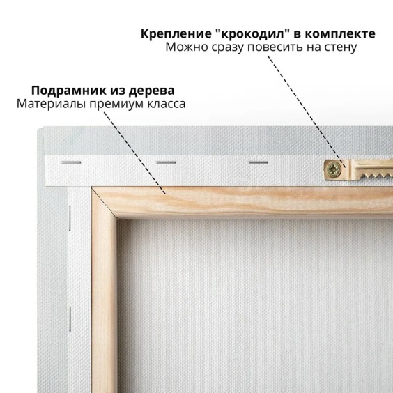Интерьерная картина "Голубые одуванчики" на холсте, большая, размер 60х90 см #4