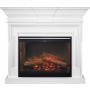 Каминокомплект Torino - Белый с очагом Symphony 30'' DF3020-INT