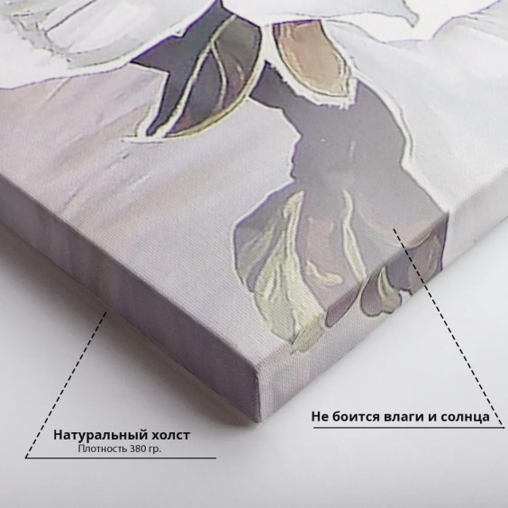 Интерьерная картина "Цветы лета" на холсте, большая, размер 40х60 см #4