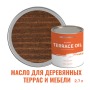 Масло для террас, деревянной мебели и детских площадок ProfiPaints Silver Terrace Oil 2.7 л, Коричневый