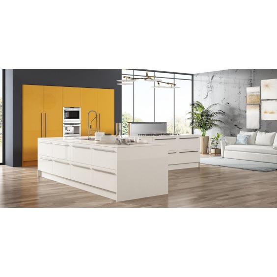 Лист МДФ Alvic Luxe Белый полар (Blanco Polar) арт. ALV0011, 2750 x 1240 x 18 мм, глянец  #2