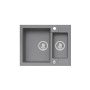 Alveus Rock 80 Granital Concrete-G81 595x475x160 1+1/2 кухонная мойка