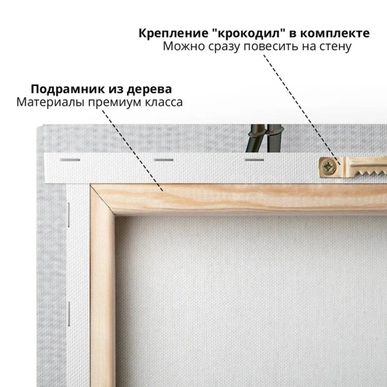 Картина на стену большая на холсте интерьерная "Одуванчики вертикальные", размер 45х30 см #5