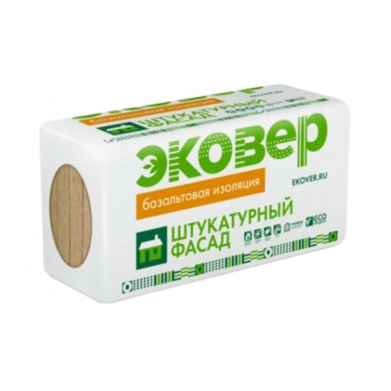 Утеплитель Эковер ЭкоФасад 1000х600х50 мм, 8 шт. уп. #1
