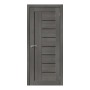 Межкомнатная дверь Эко Шпон Porta X Порта-29 Grey Veralinga СТ-Black Star 200*80