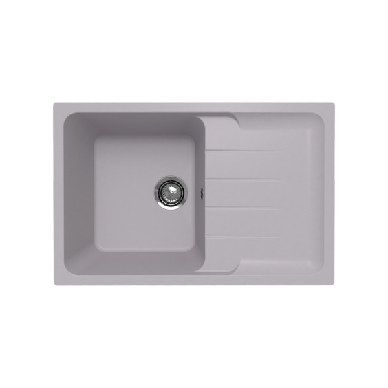 Мойка для кухни кварцевая Ulgran Quartz Gerda 780-04, Платина #1
