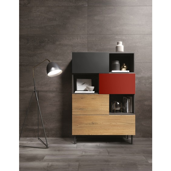 Полоса ЛДСП Ultradecor (Kronospan) Базальтовый 0166 BS, 2800 x 1360 x 16 мм #2