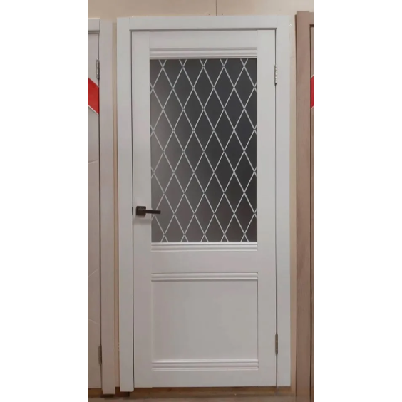 Дверь межкомнатная Classic С1 ПГ, 36х2000х600/700/800/900 мм, Белый, Серый, Ваниль #4