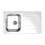 Alveus Glassix Up 10 RAL9005-90 (белый цвет) 860X5001X кухонная мойка