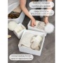 Комплект складных коробов для хранения в комоде, Белый