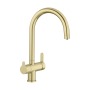 Blanco Trima satin gold смеситель с подключением фильтра