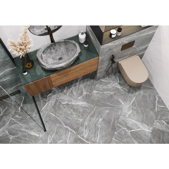 LCM 6060IME18P Imperial Grey Керамогранит полированный 600*600 (4 шт в уп/57,60  м в пал) #2