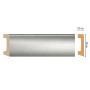 Плинтус напольный Decomaster D234-375ДМ (58х16х2400мм)