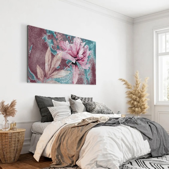 Картина на холсте "Античный цветок" в размере 40х60 см на стену, для интерьера, для дома, для комнаты, в спальню #2 Картина на холсте "Античный цветок" в размере 40х60 см на стену, для интерьера, для дома, для комнаты, в спальню #2