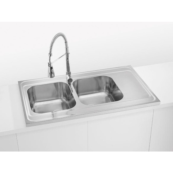 Alveus Classic Pro 80 SAT-90 1000X600 2X L/ I кухонная мойка #2