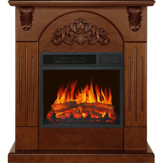 Каминокомплект Chester Wood - Орех с очагом Vision 18 LED FX #1