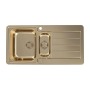 Alveus Line Monarch 10 Bronze 980X500 1+1/2 кухонная мойка
