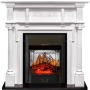 Каминокомплект Oxford - Белый с очагом Majestic FX M Black