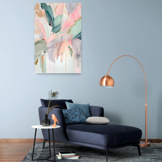 Картина на стену большая на холсте интерьерная "Абстракция перья", 60х40 см #6 Картина на стену большая на холсте интерьерная "Абстракция перья", 60х40 см #6