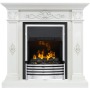 Каминокомплект Derby - Белый дуб с очагом Flagstaff