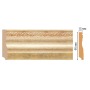 Плинтус напольный Decomaster Goldline 153-933 ДМ (95х12х2400мм)