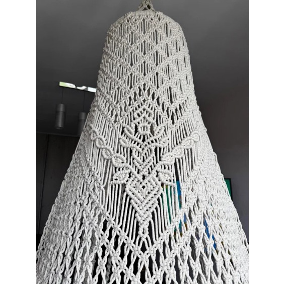 Подвесное кресло-шатёр макраме (70х90) #3