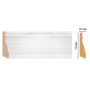 Плинтус напольный Decomaster Woodline 193-16 (70х16х2400мм)