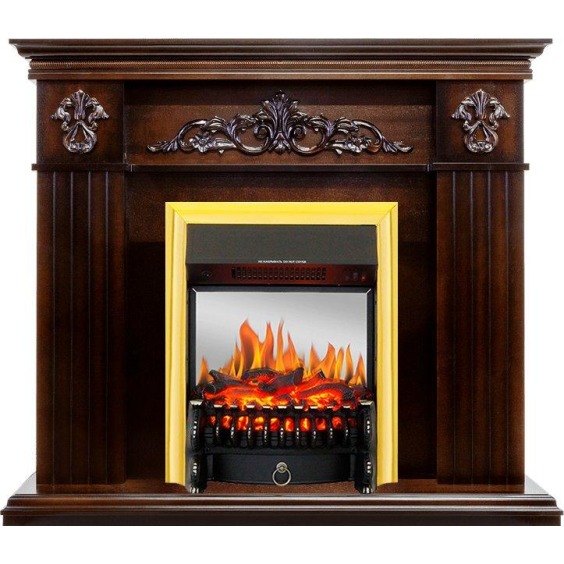 Каминокомплект Provence - Коньяк с очагом Fobos FX M Brass #1