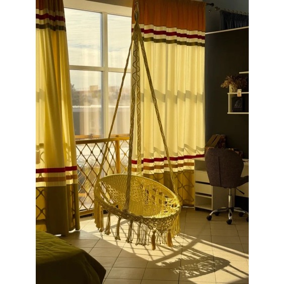 Макраме кресло-гамак «Венеция» #2
