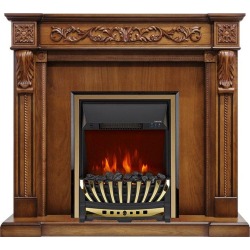 Каминокомплект Neapol - Дуб антик с очагом Aspen Gold