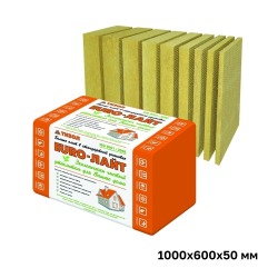 Утеплитель Тизол Евро-Вент Н 45 1000х600х50 мм, 12 шт. уп