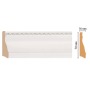 Плинтус напольный Decomaster Classicline 193-60 ДМ (70х16х2400мм)