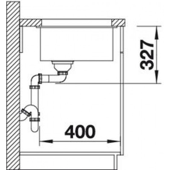 Blanco Subline 400-U (520653) жемчужный мойка #3