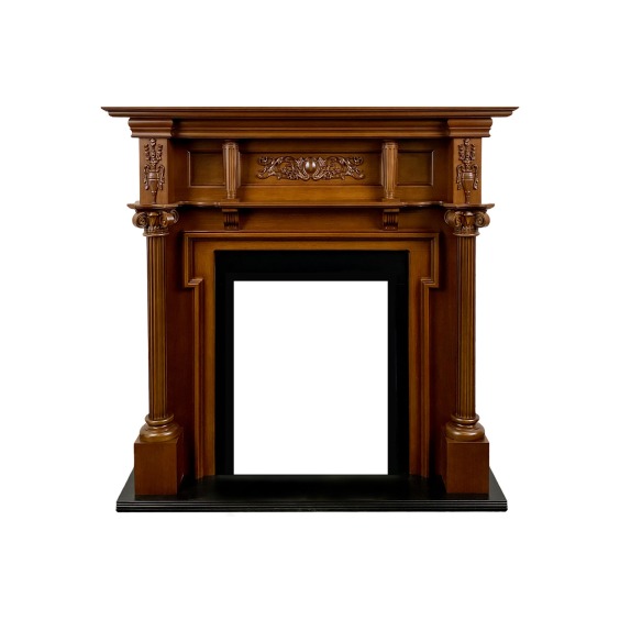 Каминокомплект Oxford - Орех с очагом Cavendish #2