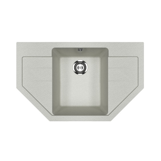 Мойка для кухни из искусственного камня Ulgran U-609-310, серый #1