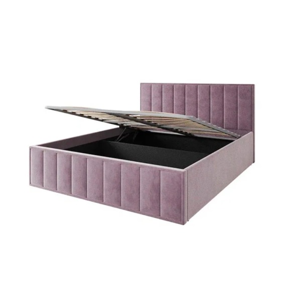 Кровать Лана 1,6 м, Пудра #4