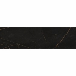 Кромка пластиковая с клеем «Скиф» Каспий чёрный золото арт. 073, 3000 x 32 мм